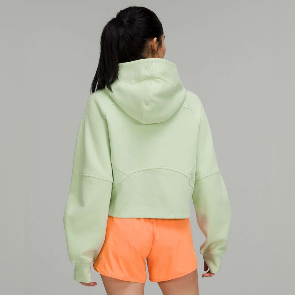 26. Lululemon Xs/s creamy mint green scuba hoodie - Picture 2 of 9